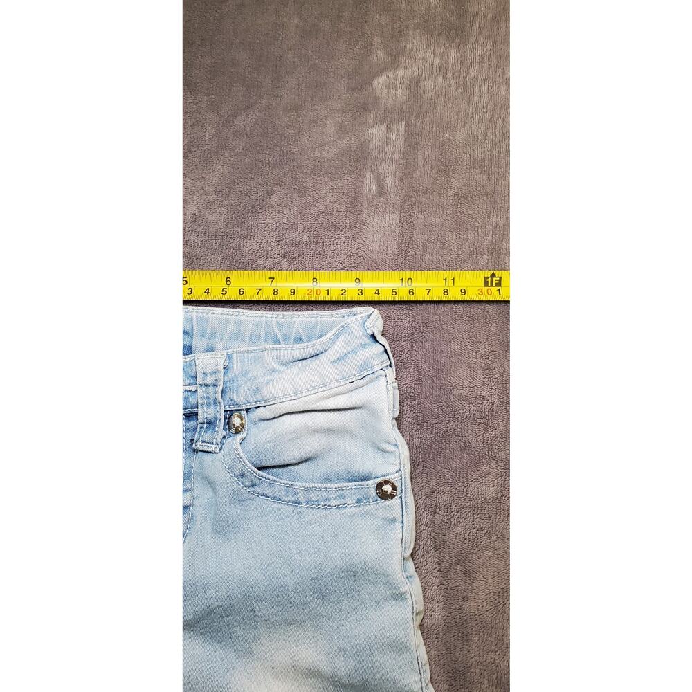 True Religion Girls Sz 7 Halle Mid-Rise Super Skinny Denim Jeans C1-203 - Picture 6 of 12